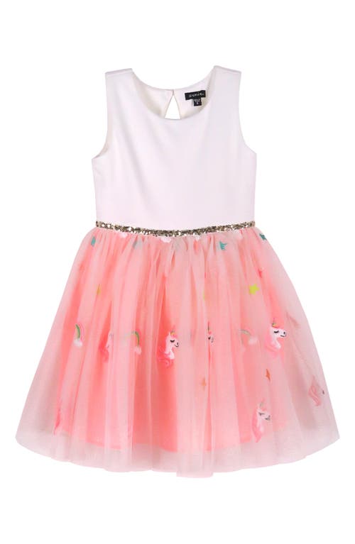 Zunie Kids' Embroidered Tulle Skirt Dress (Toddler