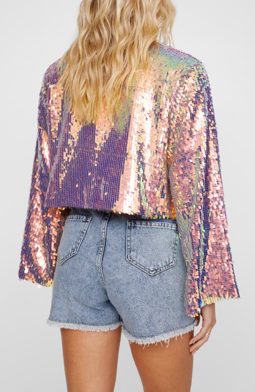 Shop Nasty Gal Iridescent Sequin Jacket