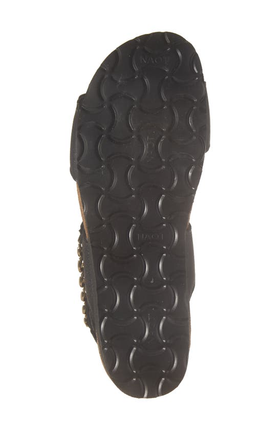 Shop Naot Eliana Slingback Sandal In Soft Black Leather