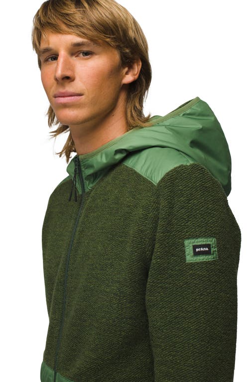 Prana Incrediwool Quilted Jacket In Ivy