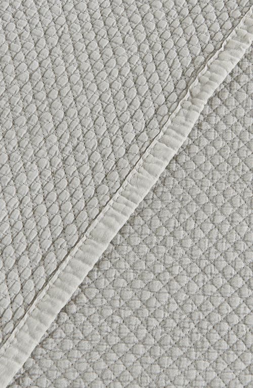 Woven & Weft Stonewashed Quilt & Sham Set In Mushroom Grey
