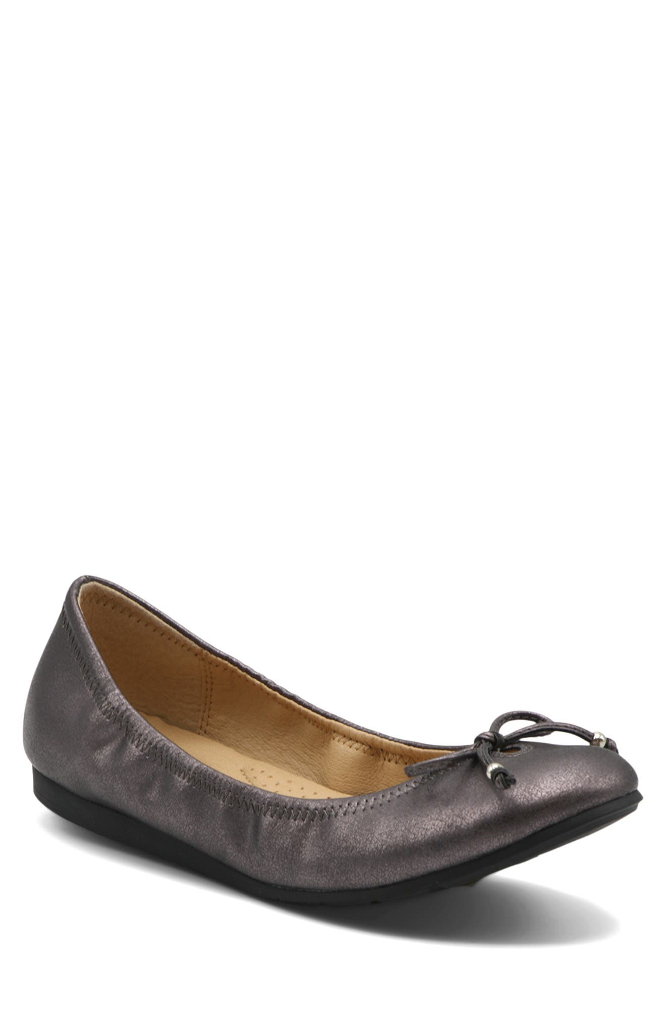 Mootsies Tootsies Women's Cameo Ballet Flats Women's Shoes In Pewter