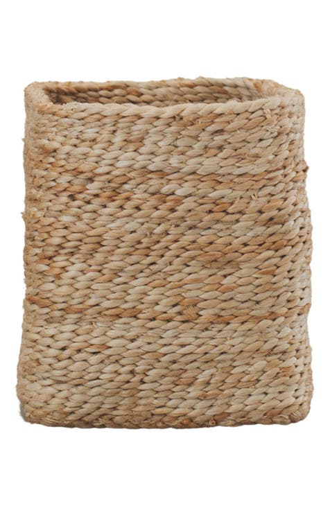 Will & Atlas Tabletop Square Jute Basket in Natural