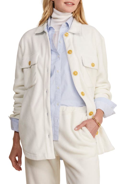 Harbor Fleece Shirt Jacket in Marshmallow