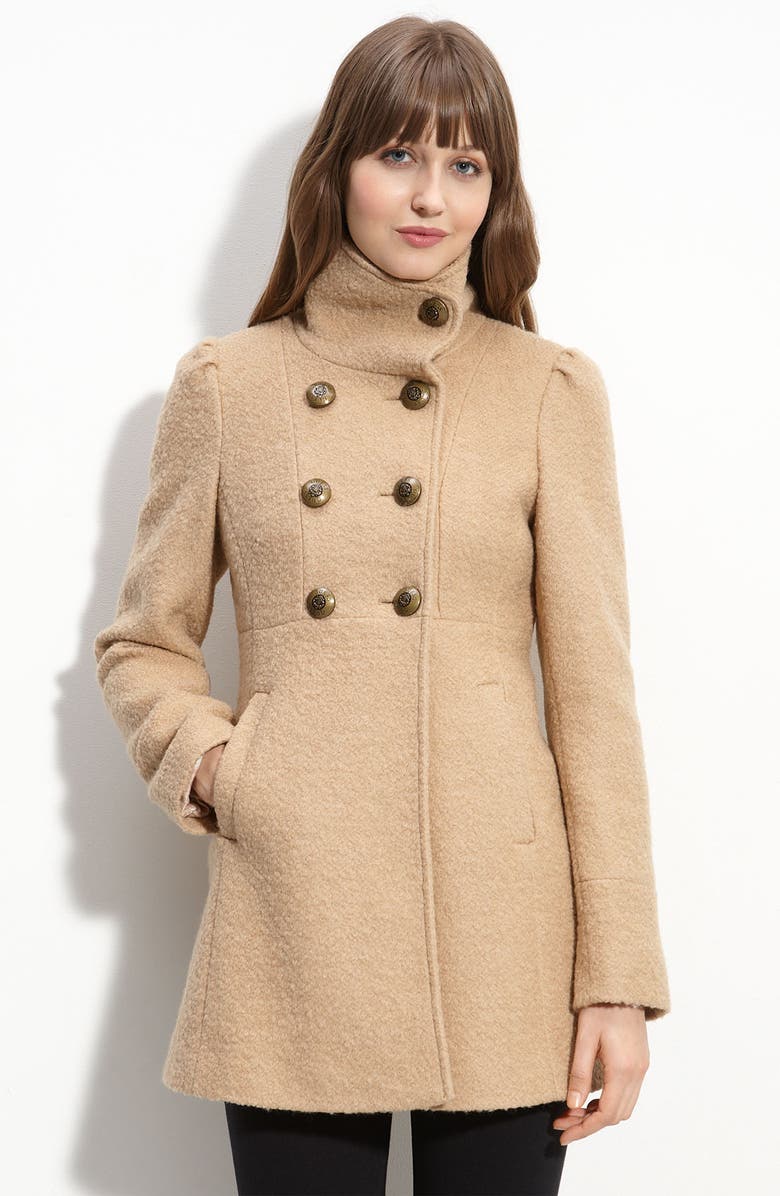GUESS Double Breasted Coat | Nordstrom