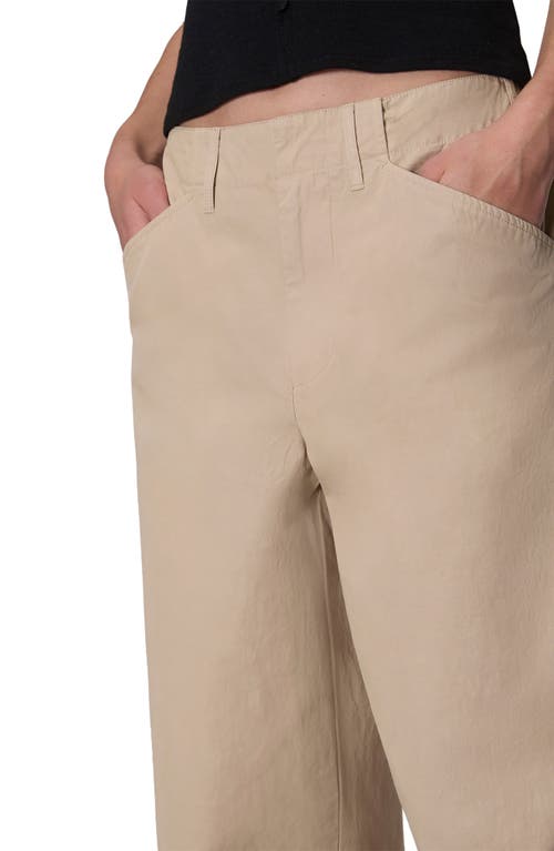 Shop Rag & Bone Banks Cotton Ankle Pants In Khaki