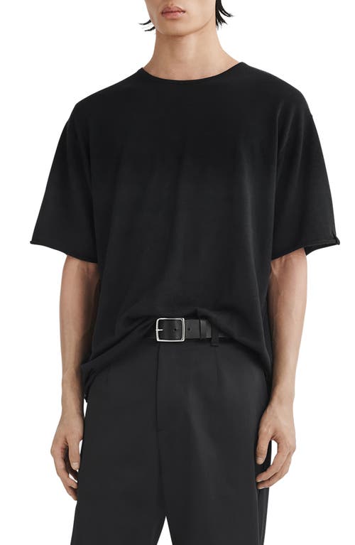 Reid Knit T-Shirt in Black