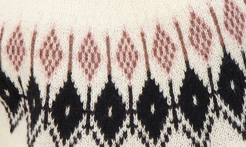 LUCKY BRAND LUCKY BRAND FAIR ISLE RAGLAN CREW SWEATER