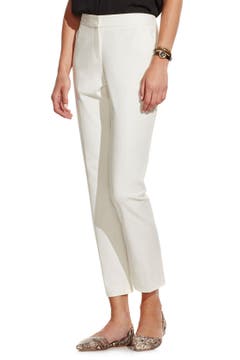Vince Camuto Stretch Cotton Ankle Pants | Nordstrom