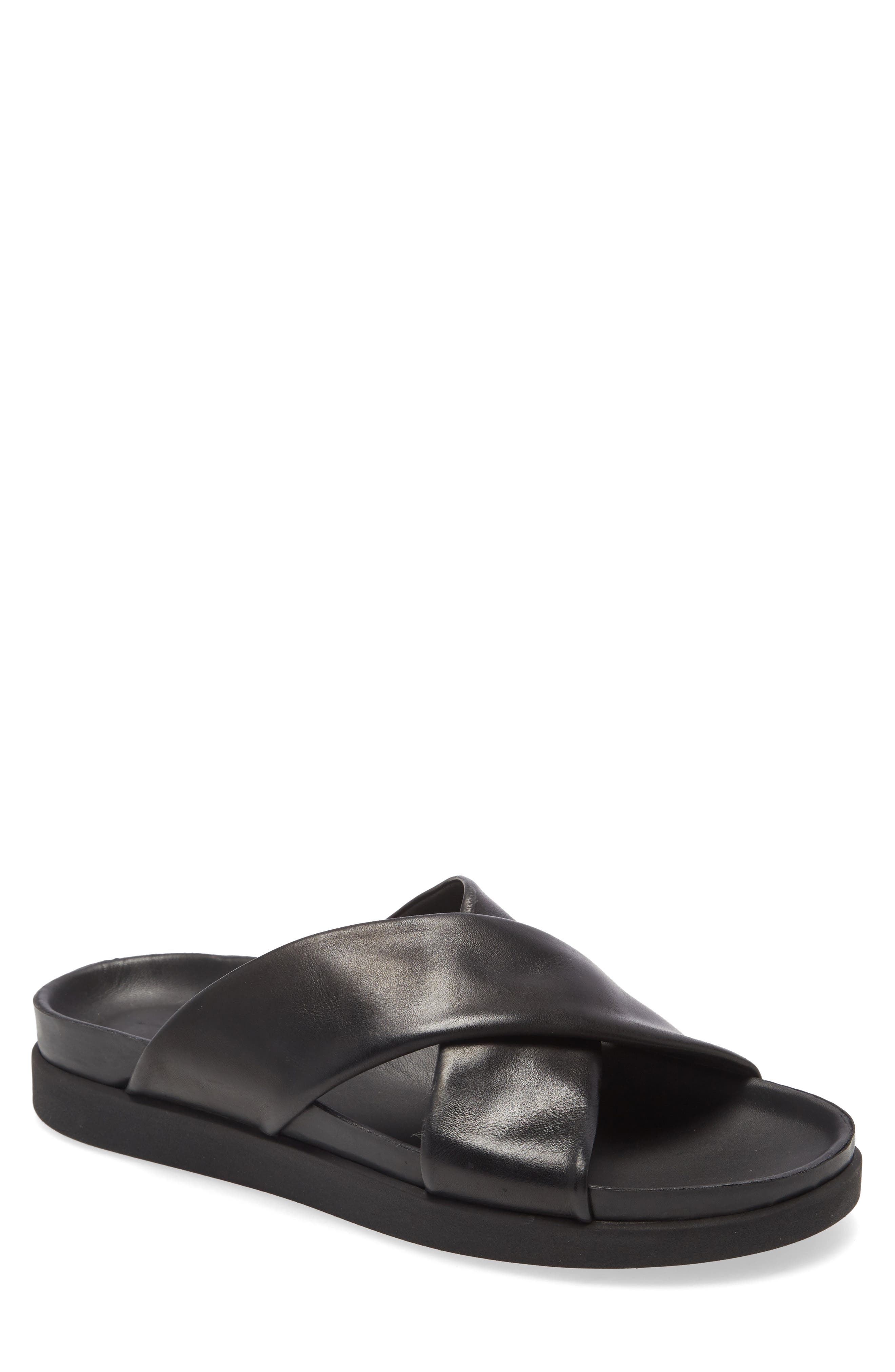 clarks spa leather flip flops