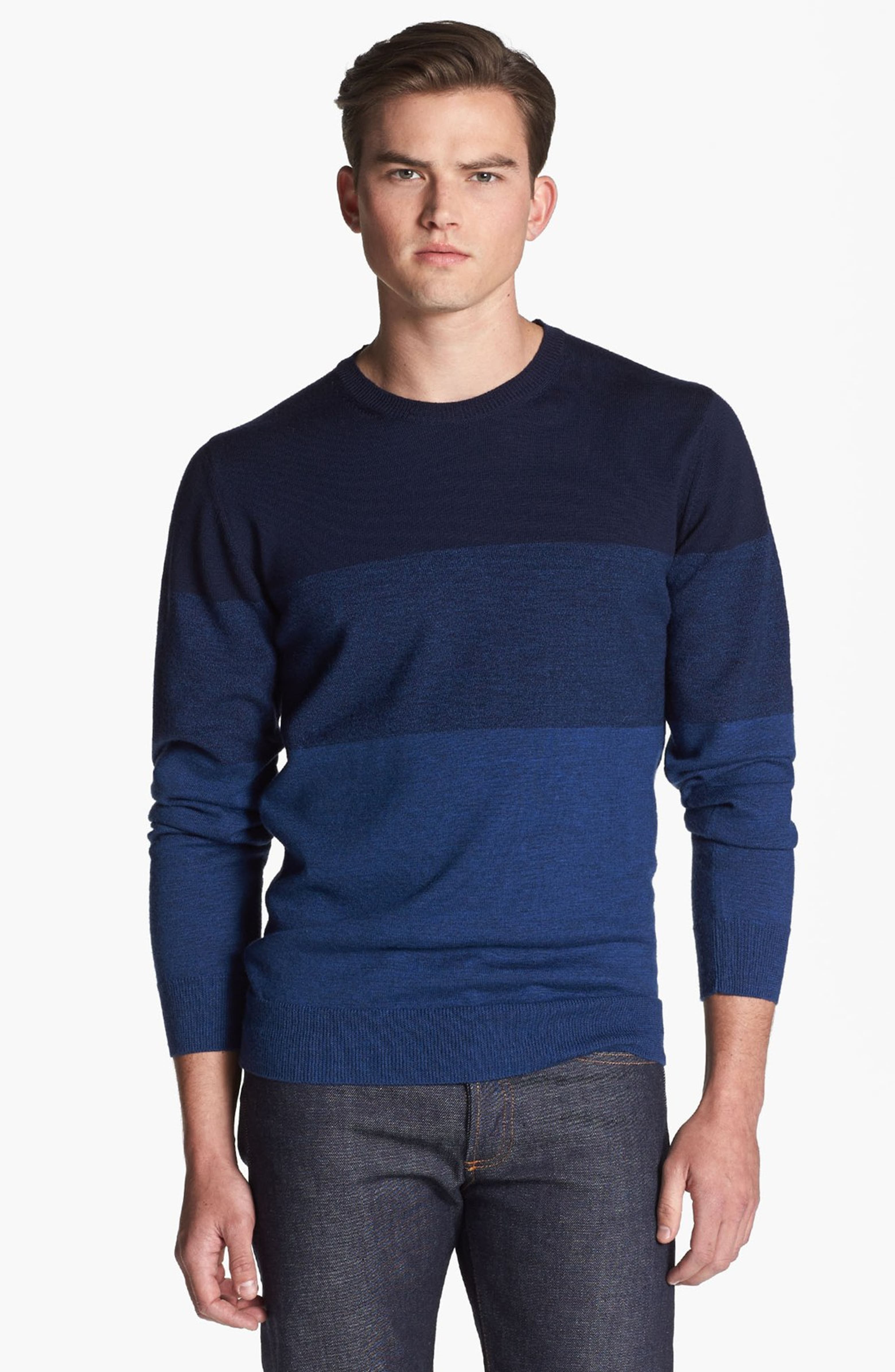 PS Paul Smith Stripe Wool Crewneck Sweater | Nordstrom