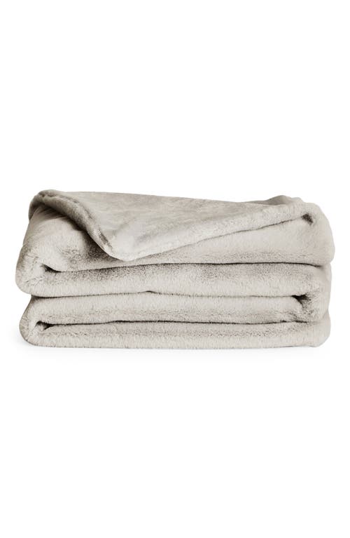 UnHide Lil' Marsh Small Plush Blanket in Greige Goose at Nordstrom