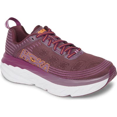 Hoka One One Bondi 6 Running Shoe, Purple