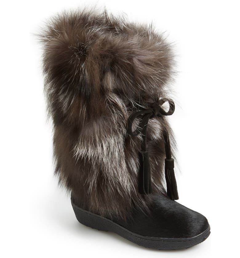 Pajar 'Fox Trot' Genuine Fox Fur & Calf Hair Boot (Women) | Nordstrom