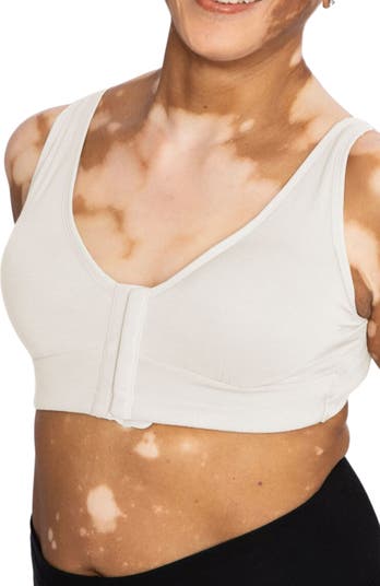 Maia Front Close Bra, Blush  Bilateral mastectomy, Mastectomy bra