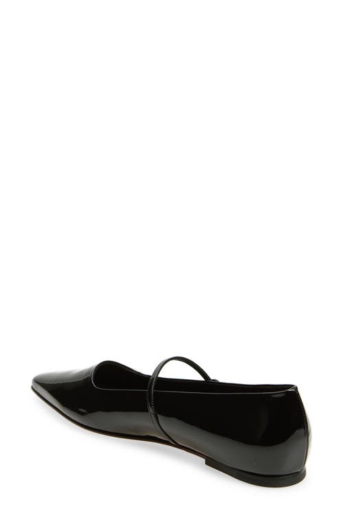 Shop Dear Frances Mary Jane Flat In Black Patent