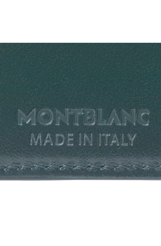 Shop Montblanc Meisterstück Leather Bifold Wallet In Sfumato British Green