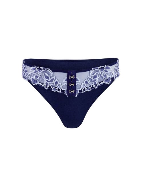 Shop Adore Me Britta Brazilian Panties In Dark Blue