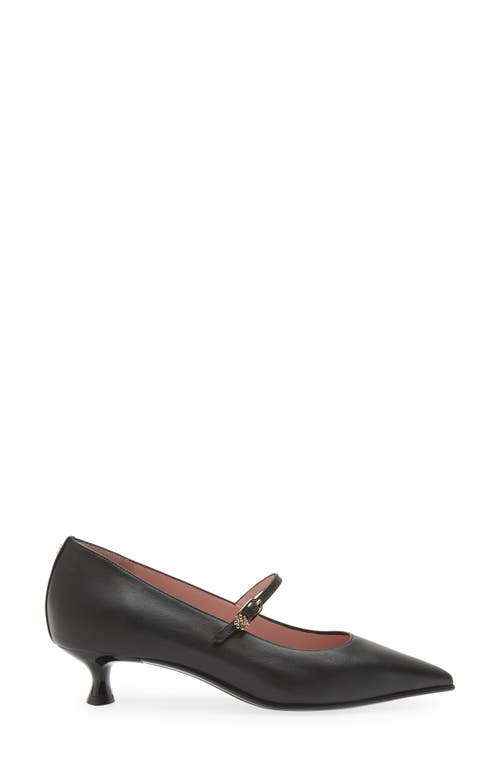 Naot Rosalie Pointed Toe Pump In Black Nappa Leather