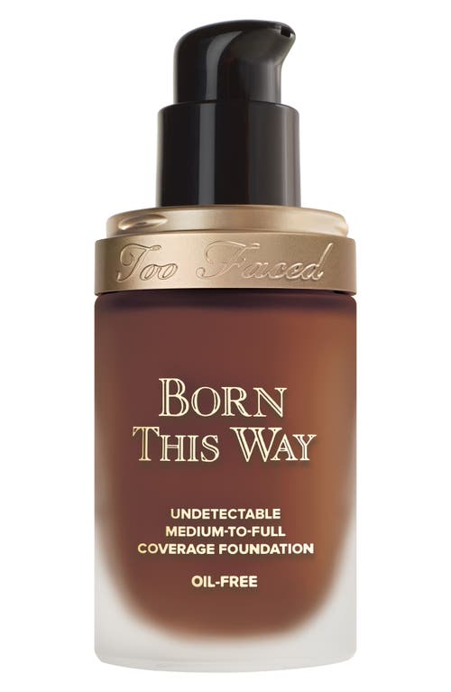 Too Faced Born This Way Natural Finish Longwear Liquid Foundation Sable 1 oz/ 30 ml In Sable