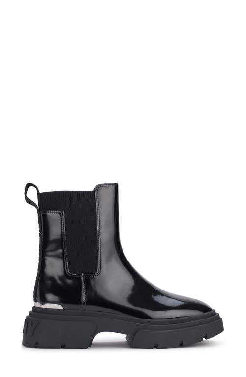 Dkny Fenella Lug Sole Chelsea Boot In Black