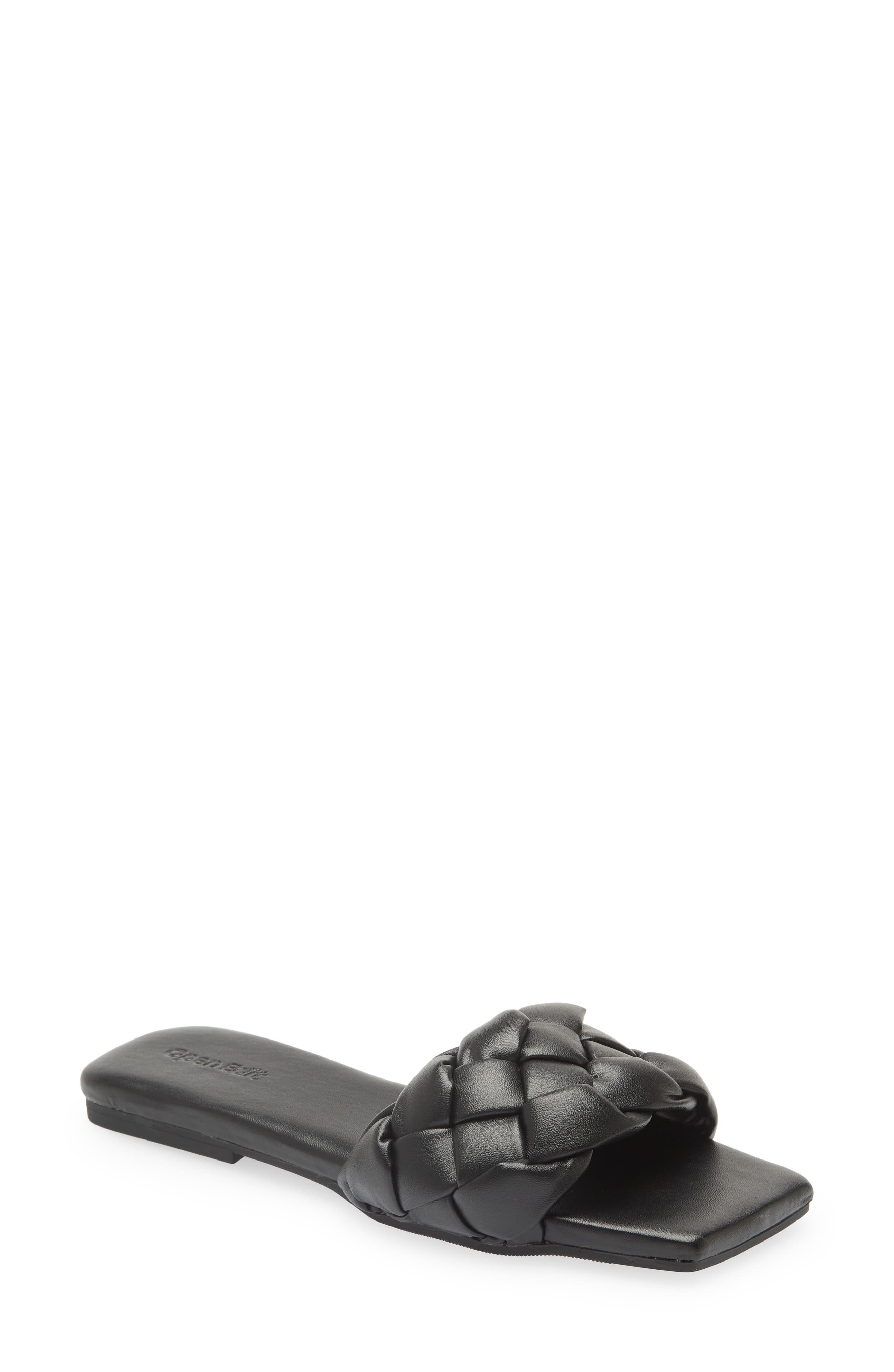 nordstrom black slides