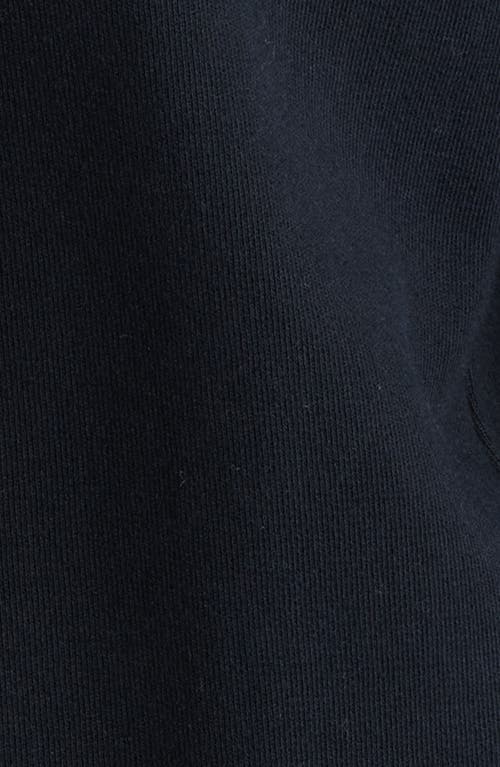 Frank & Eileen Dublin Cotton Fleece Blazer In British Royal Navy