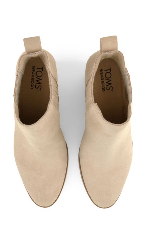 Shop Toms Noa Suede Chelsea Boot In Natural