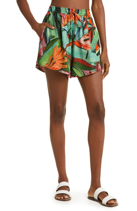 women print shorts