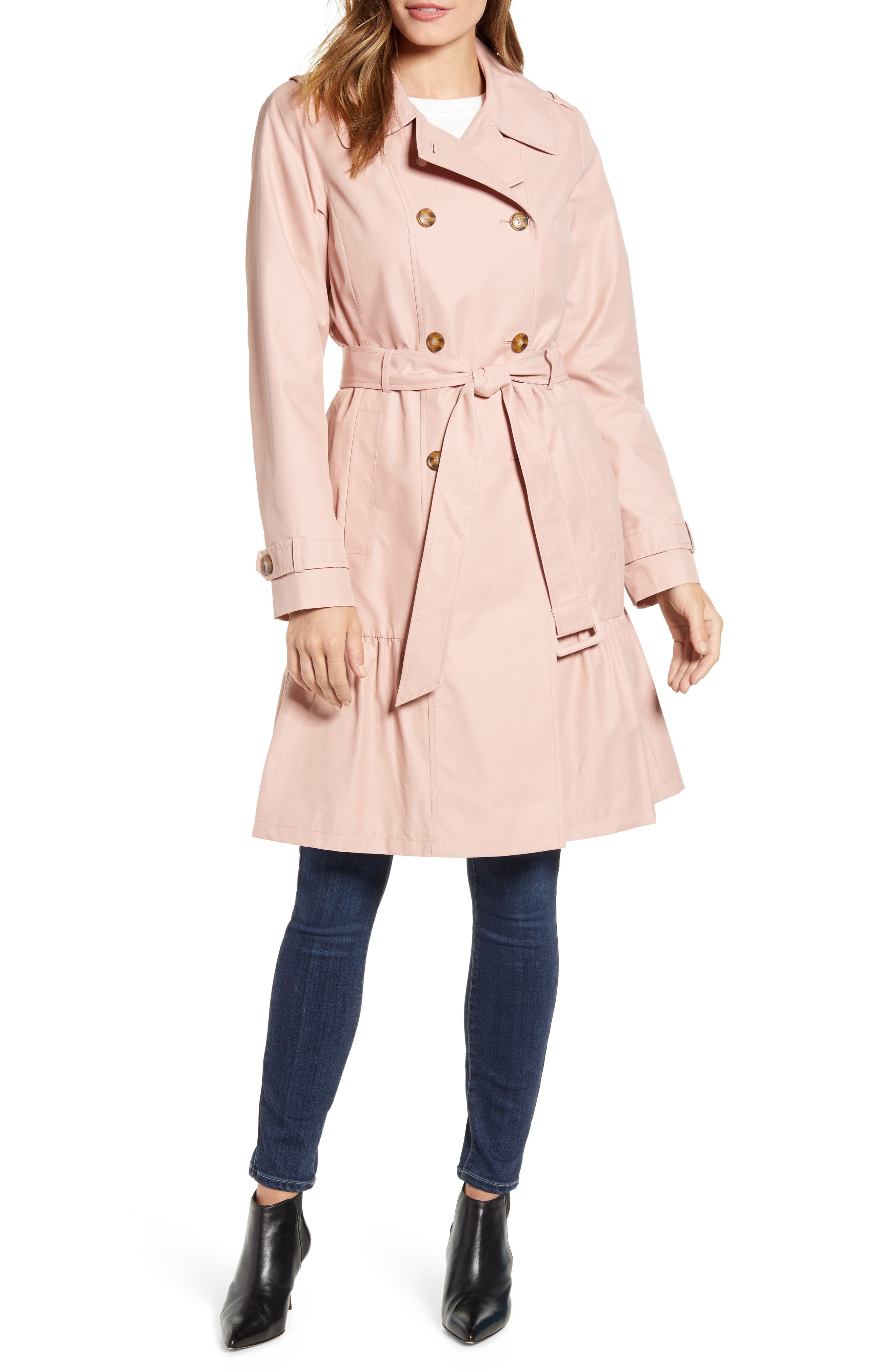 kate spade belted trench coat