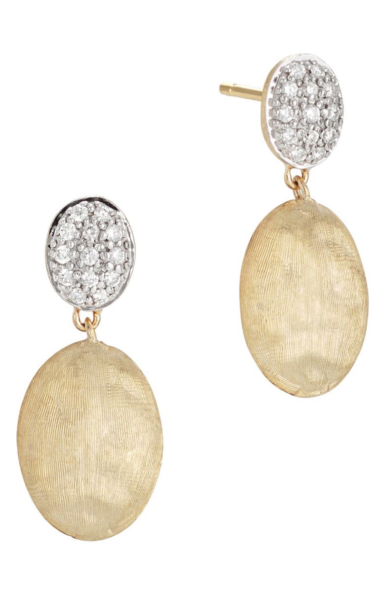 Marco Bicego Siviglia 18k Yellow Gold And Diamond Drop Earrings Nordstrom 3377