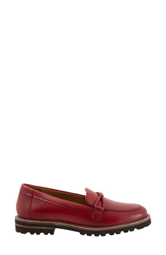 Shop Trotters Fiora Loafer In Red