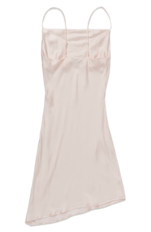 Shop Honor The Gift Notes Asymmetric Slipdress In Cream