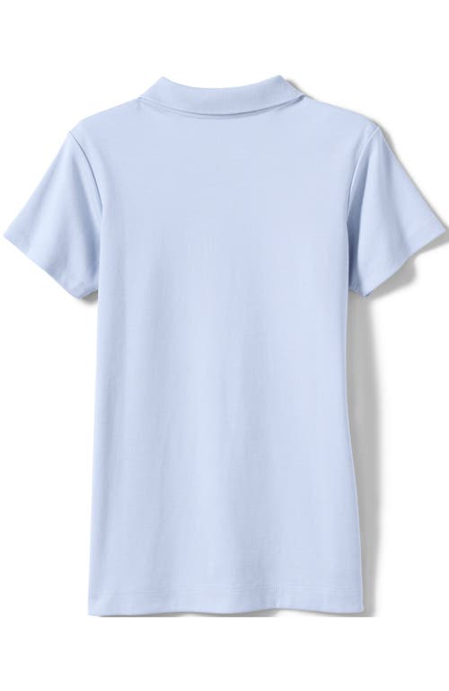 LANDS' END LANDS' END SCHOOL UNIFORM GIRLS SHORT SLEEVE FEMININE FIT INTERLOCK POLO SHIRT
