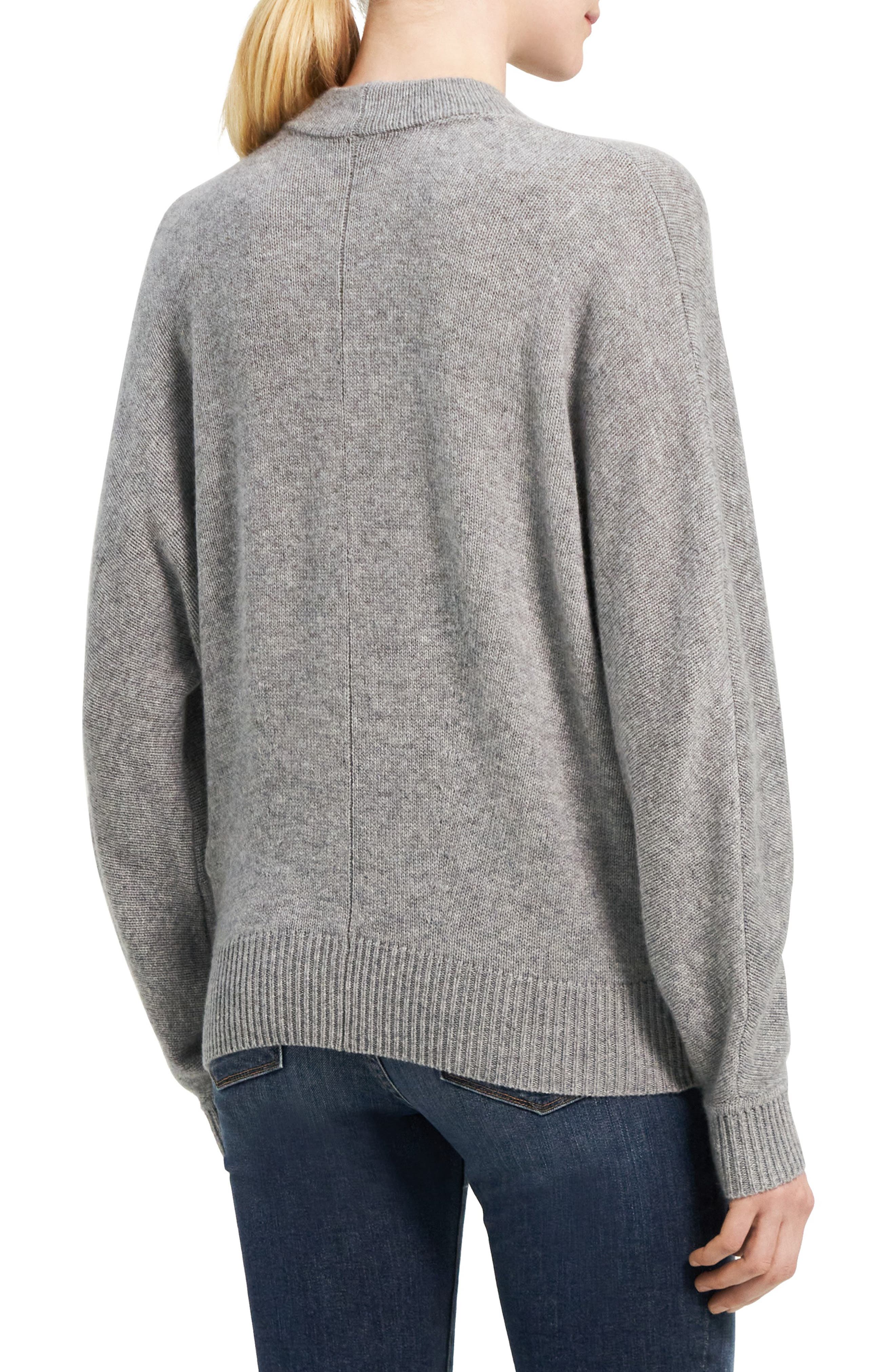 Theory Half-Zip Shaped Cashmere Sweater 