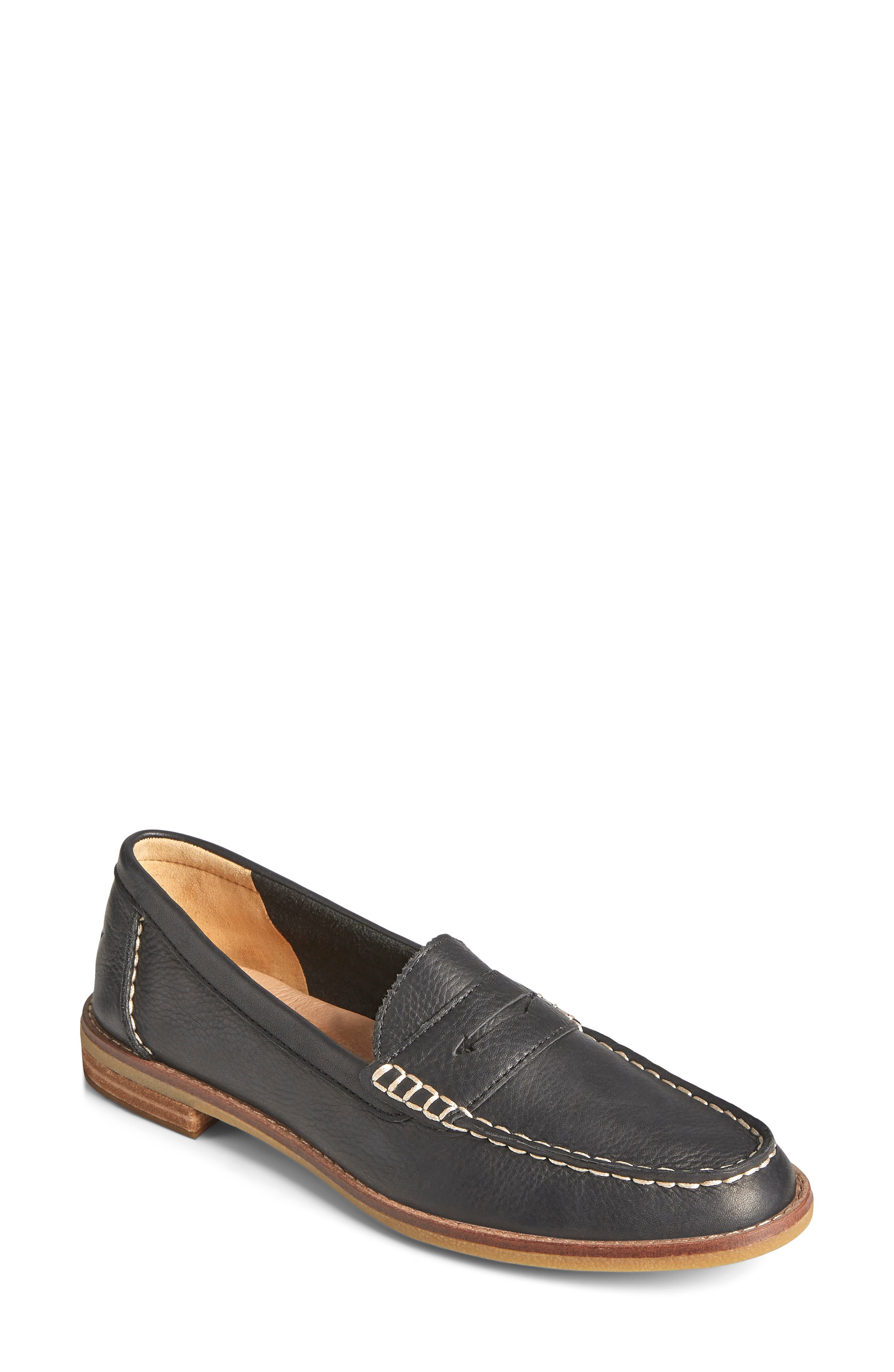 Sperry seaport penny black sale