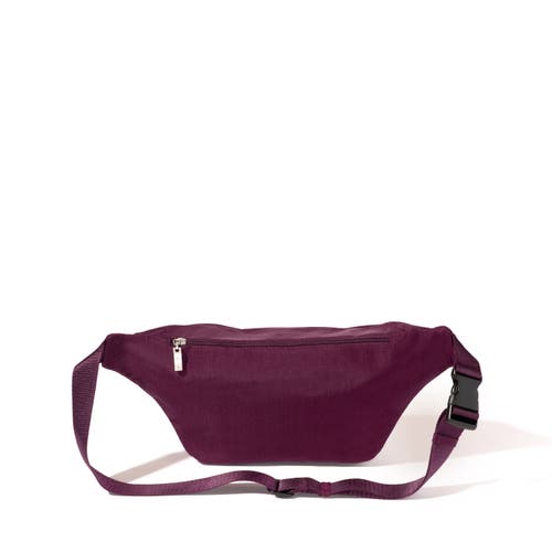 Shop Baggallini Modern Everywhere Belt Bag Sling In Mulberry