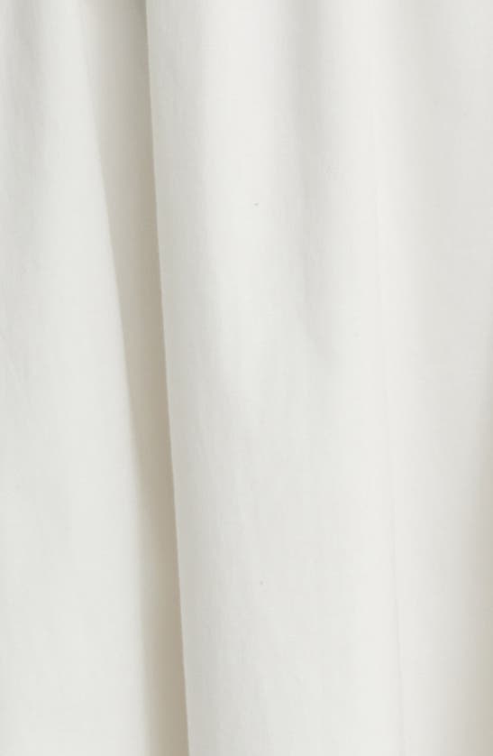 Shop Wayf Sammie Pleat Strapless Stretch Cotton Sundress In Ivory
