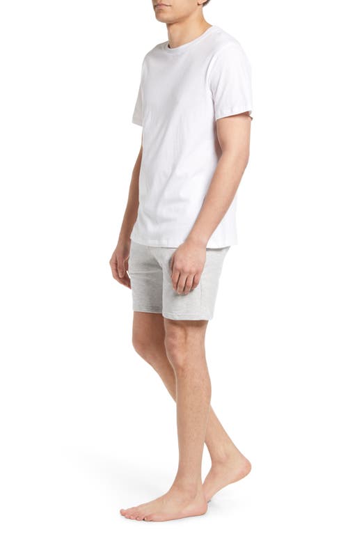 Shop Ugg(r) Darian Lounge T-shirt & Shorts Set In White/grey Heather