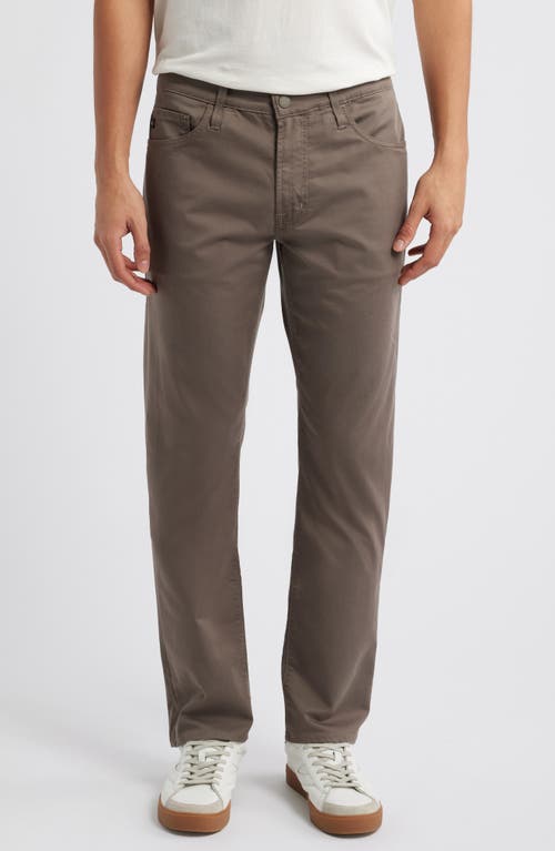 AG Everett Commuter Performance Slim Straight Sateen Pants in Faded Ashwood 