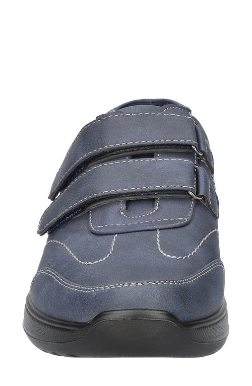 Shop Easy Street Sindy Strappy Sneaker In Navy