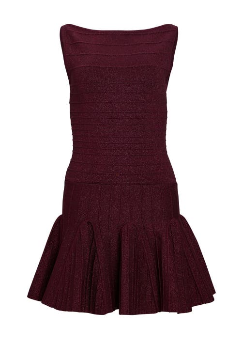 Shop Retroféte Retrofête Audrina Dress In Metallic Port