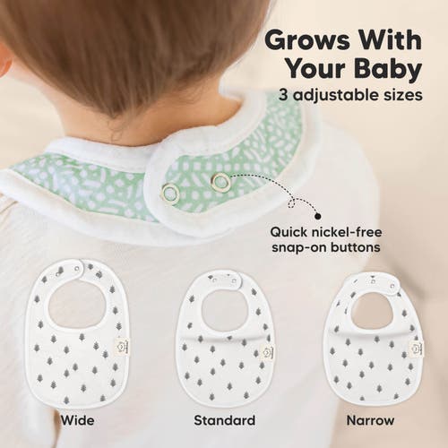 Keababies 8-pack Baby Drool Bibs In Multi