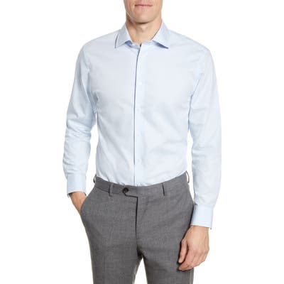 The Tie Bar Trim Fit Solid Dress Shirt - Blue