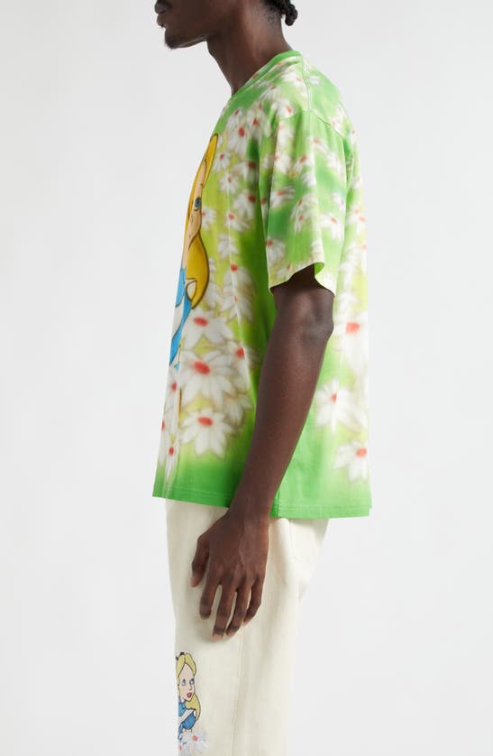 Stockholm Surfboard Club Airbrush Graphic T-shirt In Alice