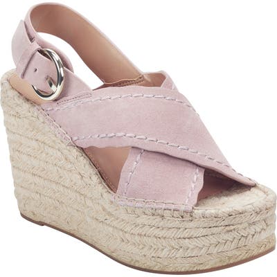 Marc Fisher Ltd Aria Espadrille Slingback Sandal- Pink
