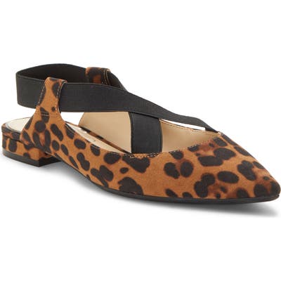 Jessica Simpson Lurina Pointy Toe Flat- Brown