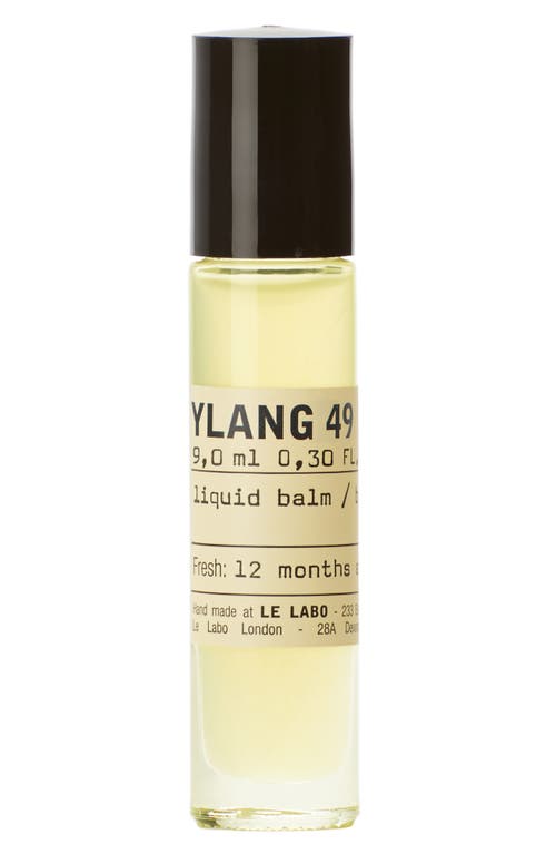 Le Labo Ylang 49 Liquid Balm Fragrance Rollerball at Nordstrom