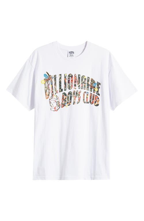 Shop Billionaire Boys Club Arch Graphic T-shirt In Bleach White