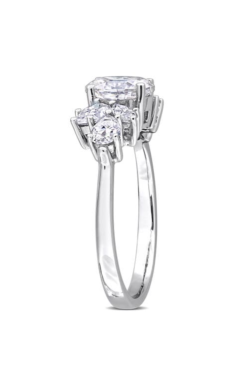 Delmar Lab-created Moissanite Engagement Ring In White